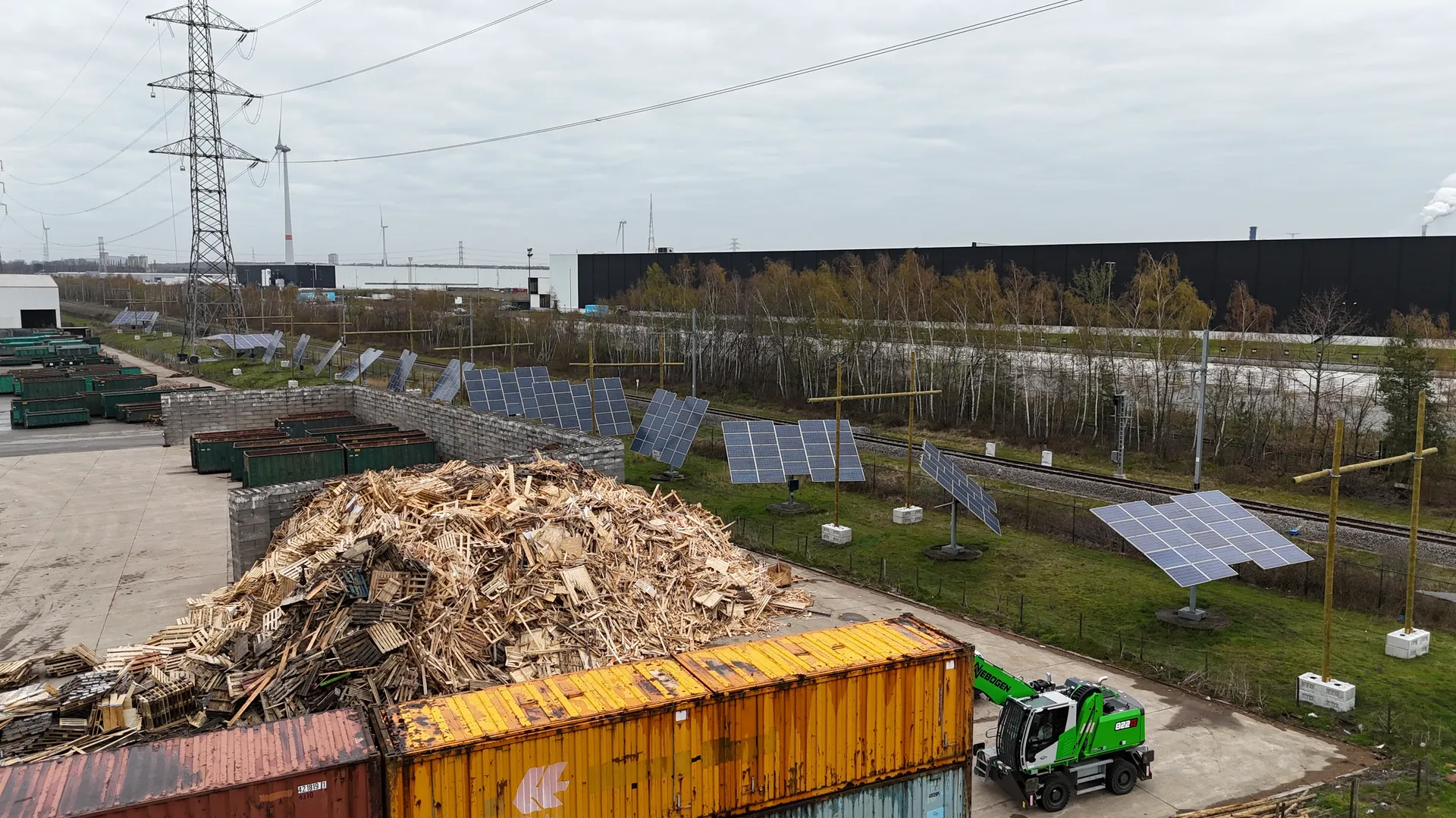 Beschermingsportiek terrein
