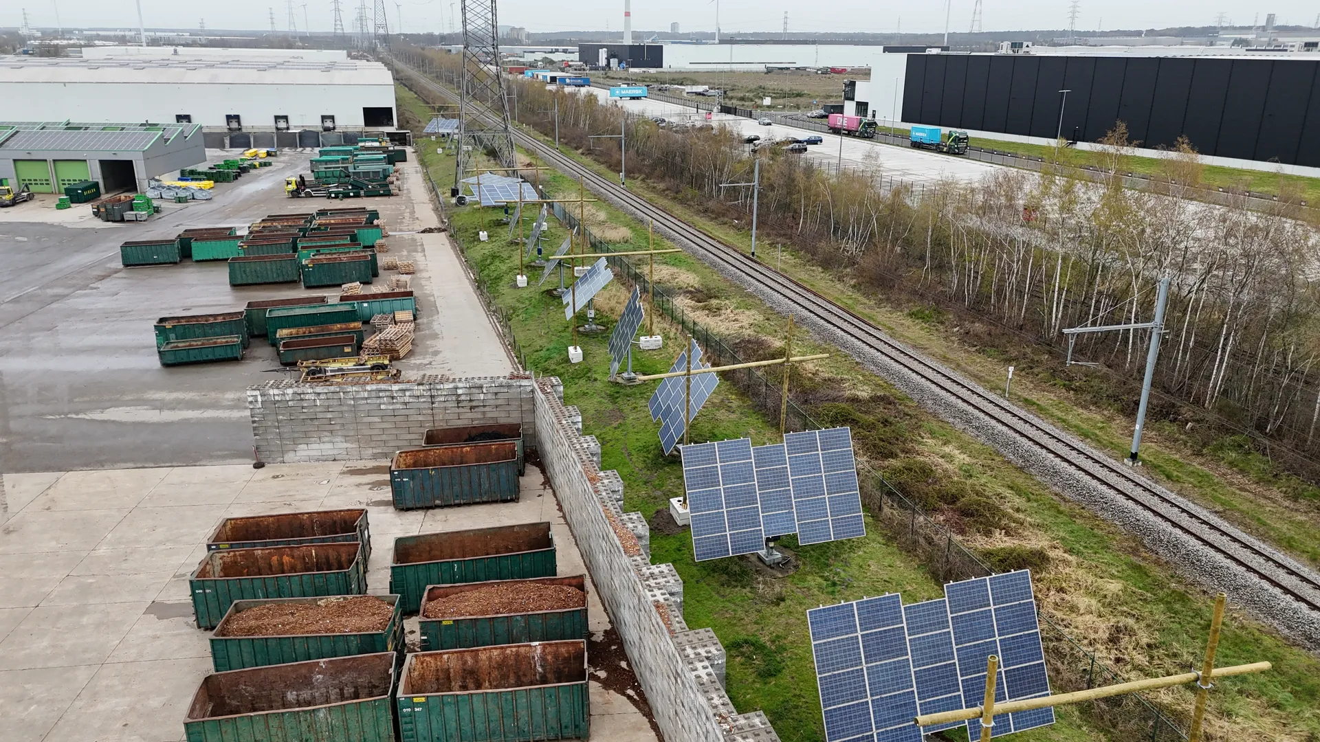 Beschermingsportiek terrein
