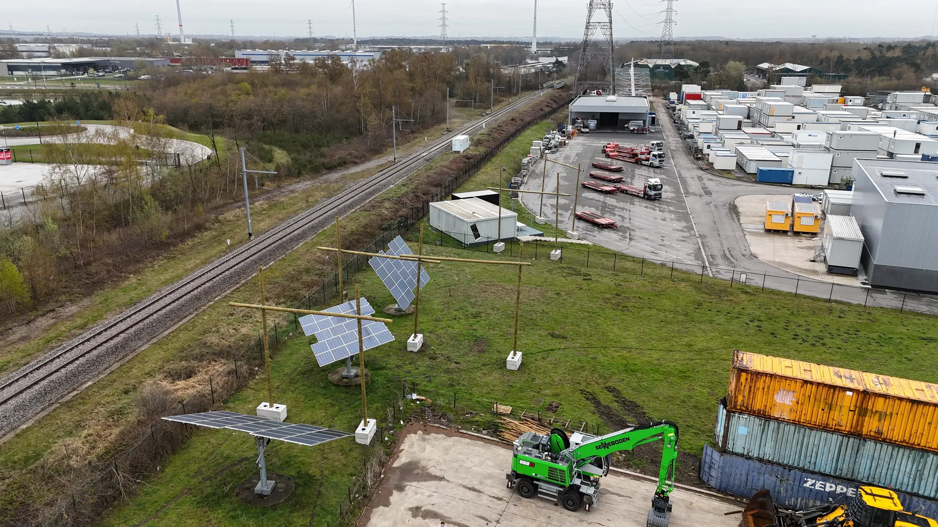 Beschermingsportiek terrein